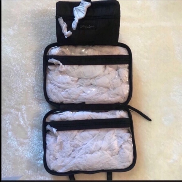 Victoria's Secret Pink Stripe Jetsetter Make up Cosmetic Hanging Travel … - Picture 2 of 6